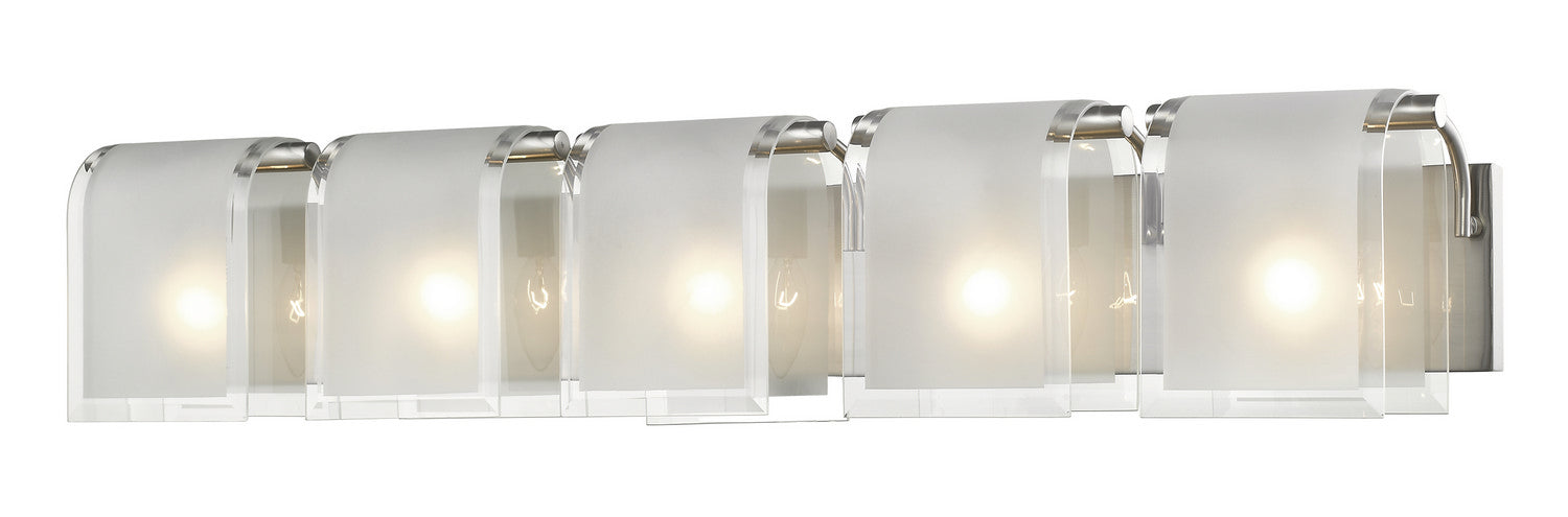 Z-Lite 169-5V-BN Five Light Vanity, Brushed Nickel