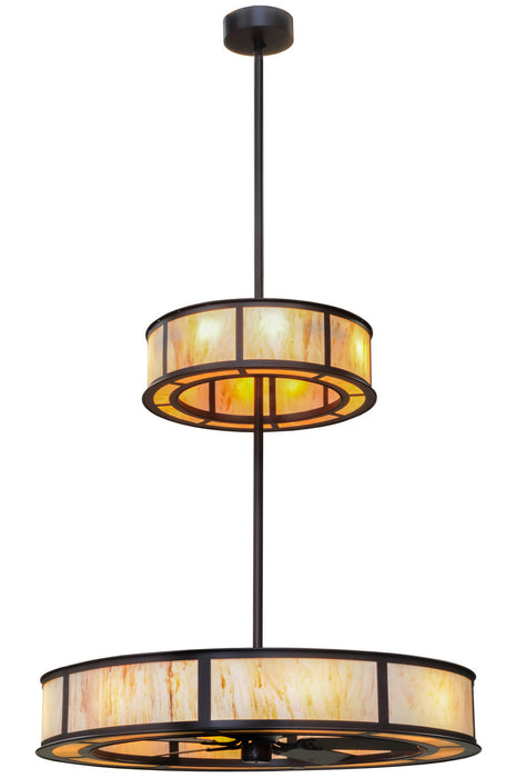Meyda Tiffany 156408 16 Light Chandel-Air, Cafe Noir