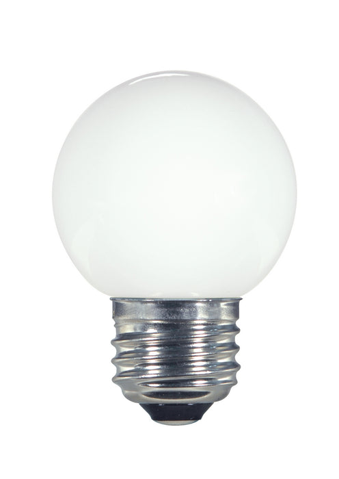Satco S9159 Light Bulb, Coated White