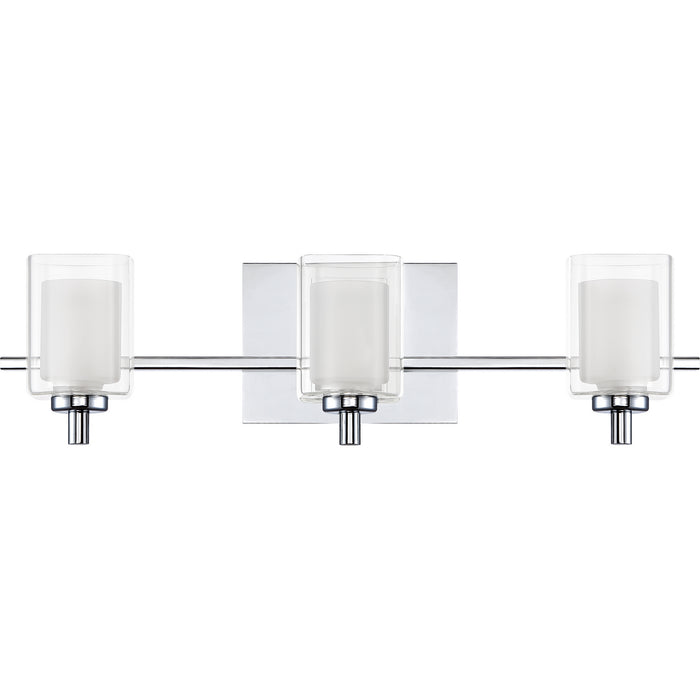 Quoizel KLT8603CLED Three Light Bath Fixture, Polished Chrome