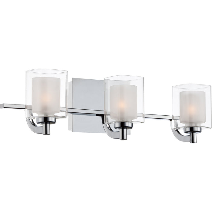 Quoizel KLT8603CLED Three Light Bath Fixture, Polished Chrome