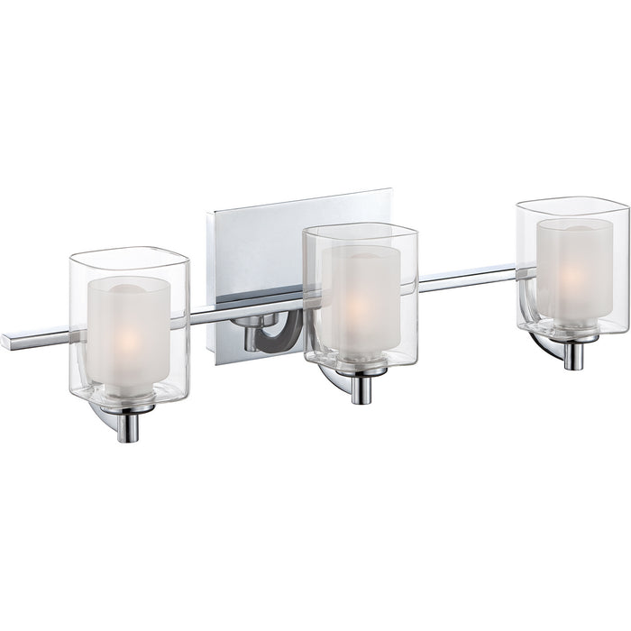 Quoizel KLT8603CLED Three Light Bath Fixture, Polished Chrome