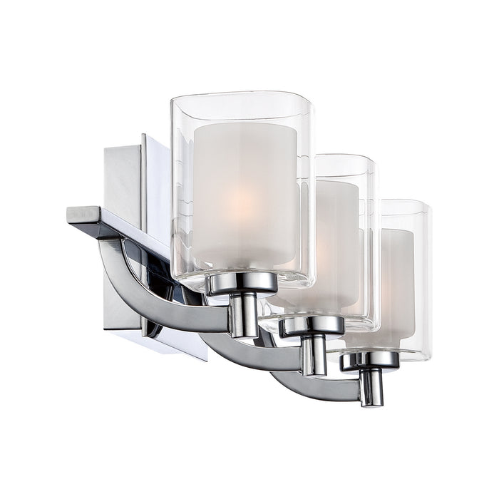 Quoizel KLT8603CLED Three Light Bath Fixture, Polished Chrome