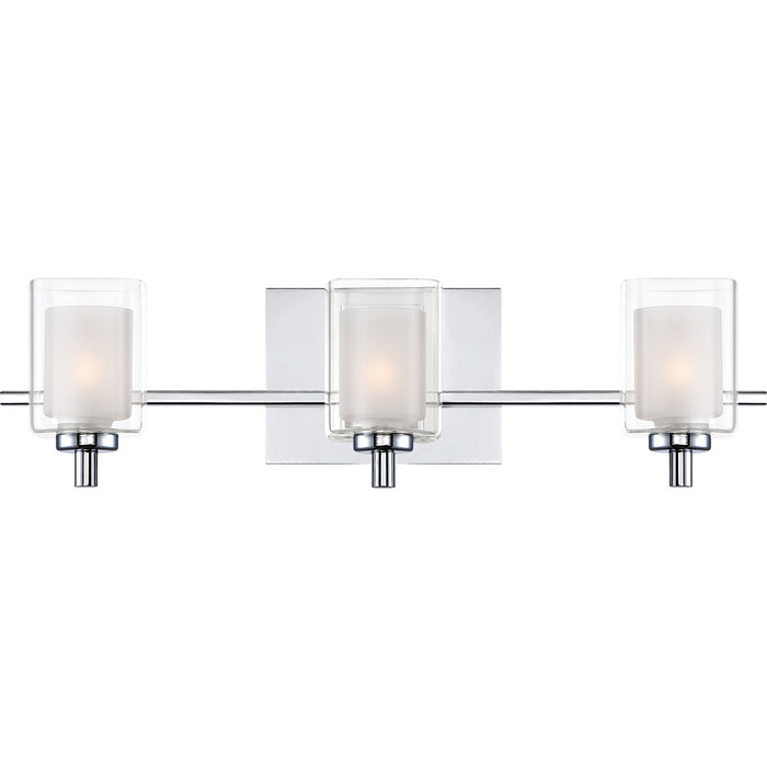 Quoizel KLT8603CLED Three Light Bath Fixture, Polished Chrome