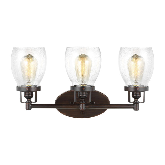 Generation Lighting 4414503-710 Three Light Wall / Bath, Bronze