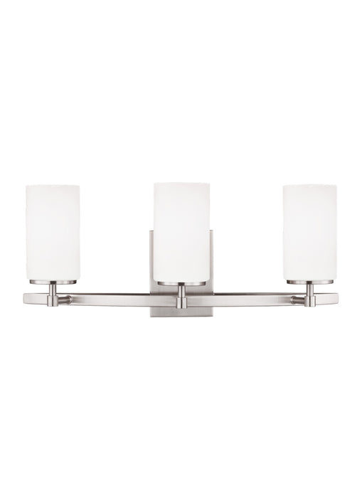 Generation Lighting 4424603-962 Three Light Wall / Bath, Brushed Nickel