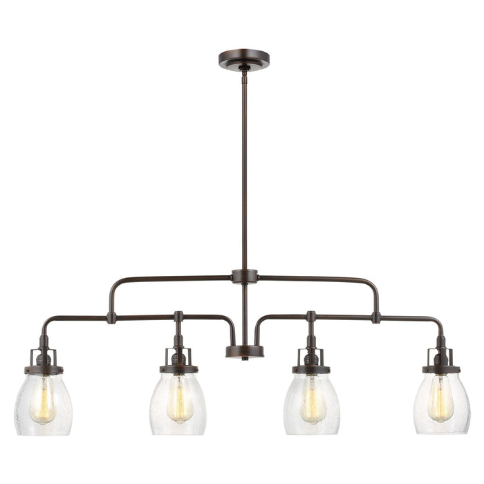 Generation Lighting 6614504-710 Four Light Island Pendant, Bronze