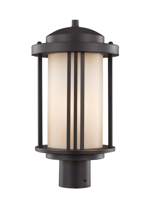 Generation Lighting 8247901-71 One Light Outdoor Post Lantern, Antique Bronze