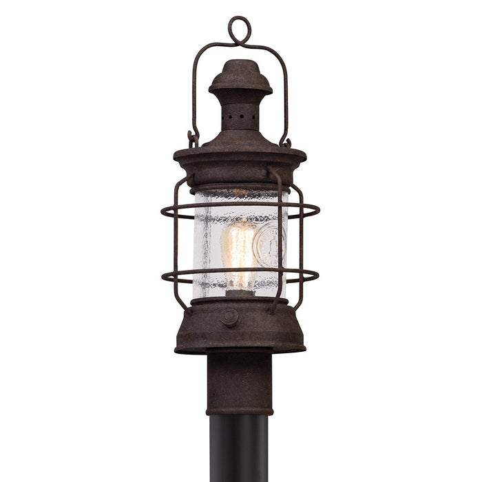 Troy Lighting P5055-HBZ One Light Post Lantern, Heritage Bronze