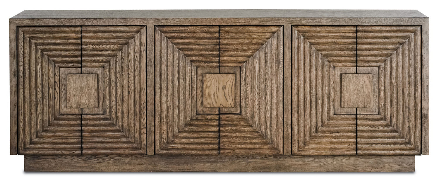Currey and Company 3252 Credenza, Distressed Cocoa