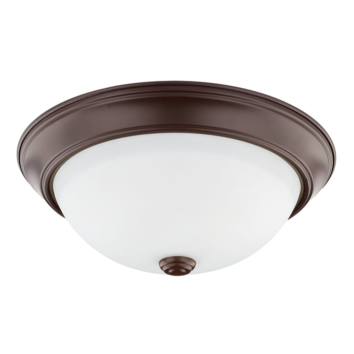 Capital Lighting 214722BZ Two Light Flush Mount, Bronze