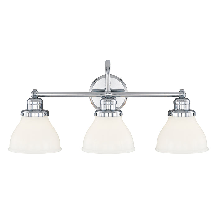 Capital Lighting 8303CH-128 Three Light Vanity, Chrome