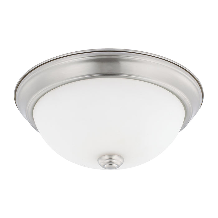 Capital Lighting 214721BN Two Light Flush Mount, Brushed Nickel