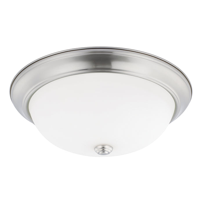 Capital Lighting 214731BN Three Light Flush Mount, Brushed Nickel