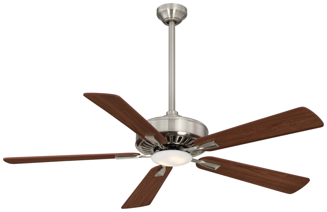 Minka Aire F556L-BN/DW 52" Ceiling Fan, Brushed Nickel/Dark Walnut