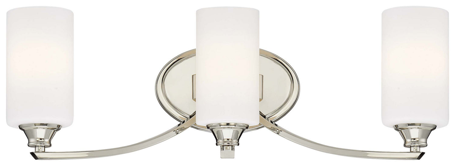 Minka-Lavery 3983-613 Three Light Bath, Polished Nickel