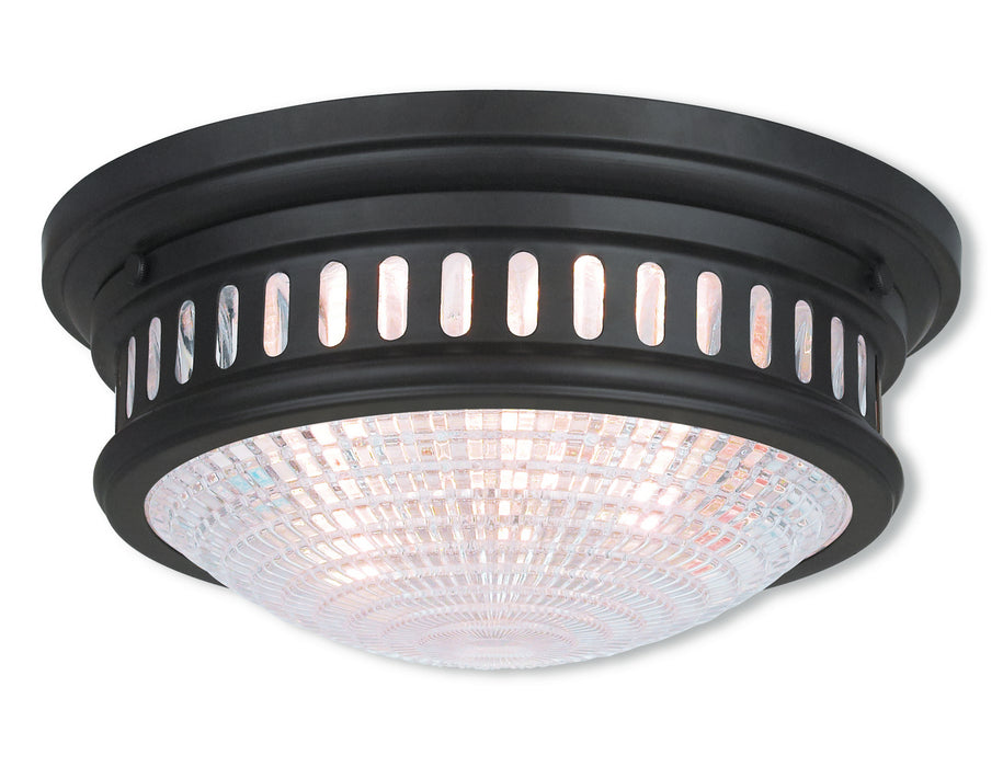 Livex Lighting 73052-07 Two Light Ceiling Mount, Bronze