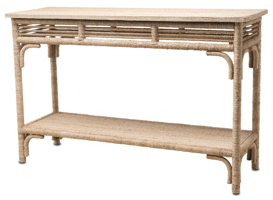 Currey and Company 3000-0012 Console Table, Natural