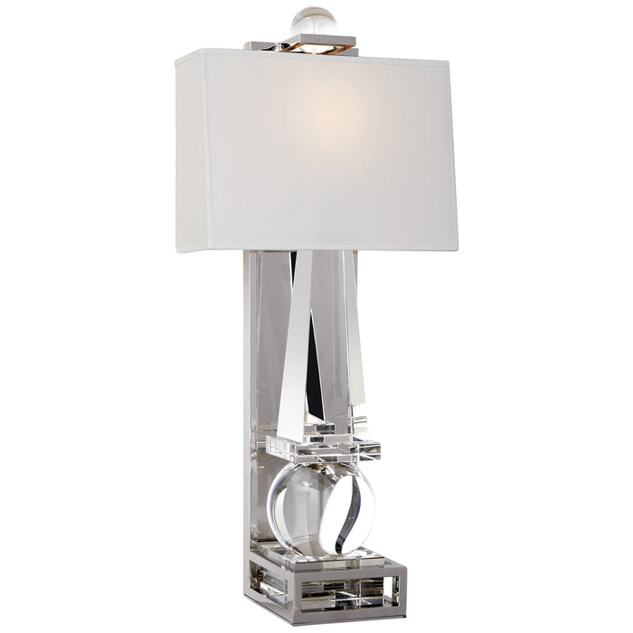 Visual Comfort Signature CHD 2262CG/PN-PL One Light Wall Sconce, Crystal with Polished Nickel