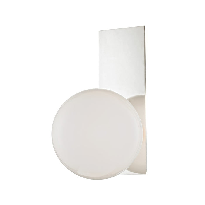 Hudson Valley 8701-PN LED Wall Sconce, Polished Nickel