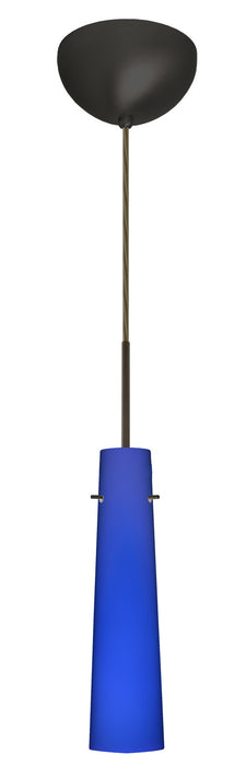 Besa 1BC-5674CM-HAL-BR One Light Pendant, Bronze