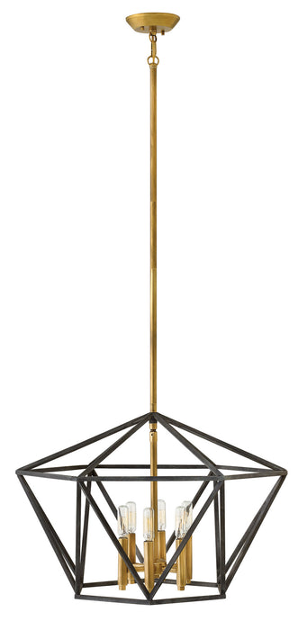 Hinkley 3576DZ LED Chandelier, Aged Zinc