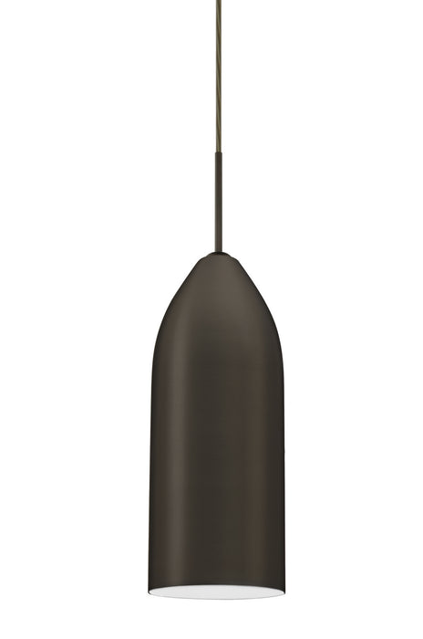 Besa 1JC-LINDWH-BR One Light Pendant, Bronze