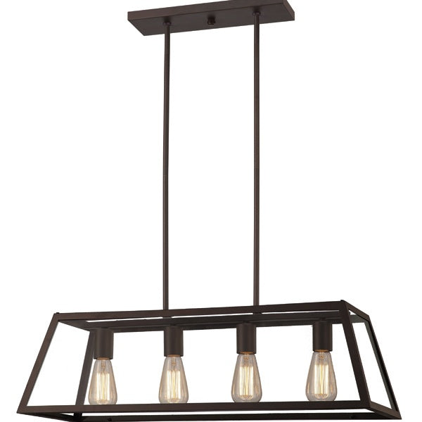 Canarm ICH480A04ORB30 Four Light Chandelier, Oil Rubbed Bronze