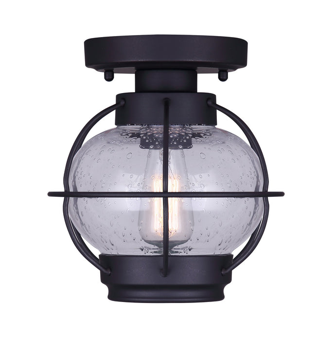 Canarm IFM636A08ORB One Light Flush Mount, Oil Rubbed Bronze