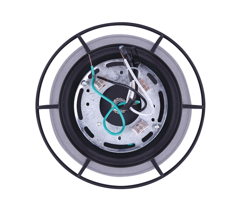 Canarm IFM636A08ORB One Light Flush Mount, Oil Rubbed Bronze