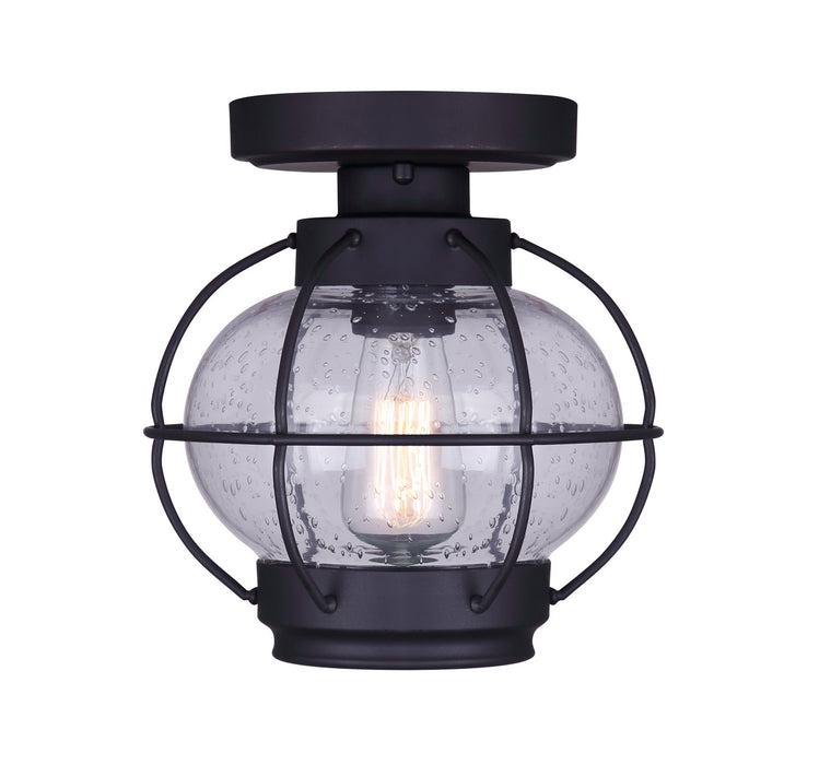 Canarm IFM636A08ORB One Light Flush Mount, Oil Rubbed Bronze