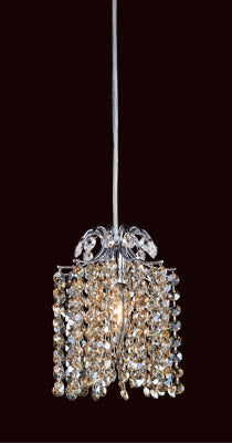 Allegri 11761-010-FR1LP One Light Mini Pendant, Chrome