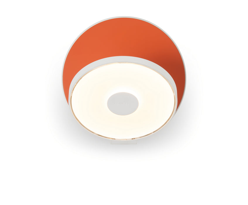 Koncept GRW-S-MWT-MOR-PI LED Wall Sconce, Matte White, Matte Orange