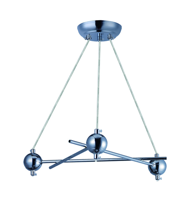 Maxim 12179PC Three Light Pendant Separator Kit, Polished Chrome