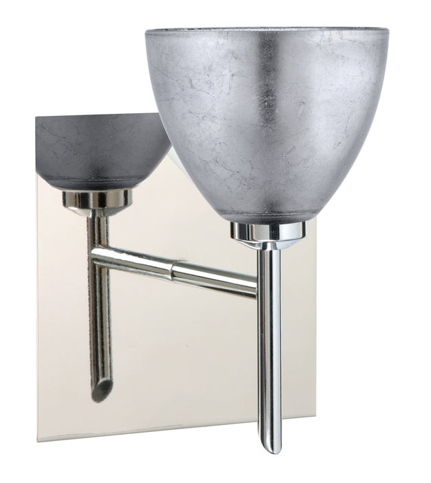 Besa 1SW-1758SF-CR-SQ One Light Wall Sconce, Chrome