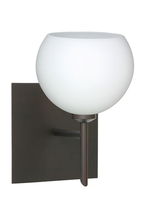 Besa 1SW-565807-BR-SQ One Light Wall Sconce, Bronze