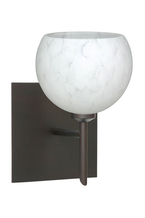 Besa 1SW-565819-BR-SQ One Light Wall Sconce, Bronze