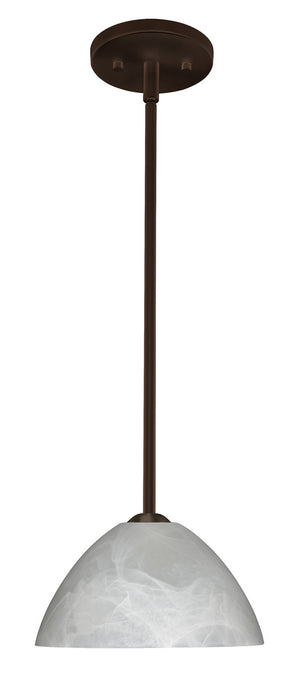 Besa 1TT-420152-LED-BR One Light Pendant, Bronze