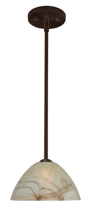 Besa 1TT-420183-LED-BR One Light Pendant, Bronze