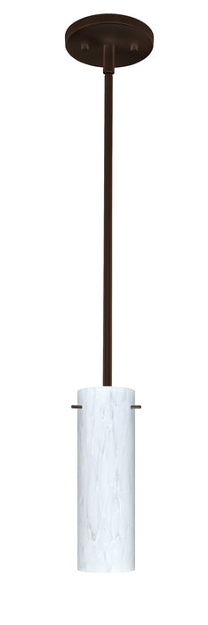 Besa 1TT-493019-HAL-BR One Light Pendant, Bronze