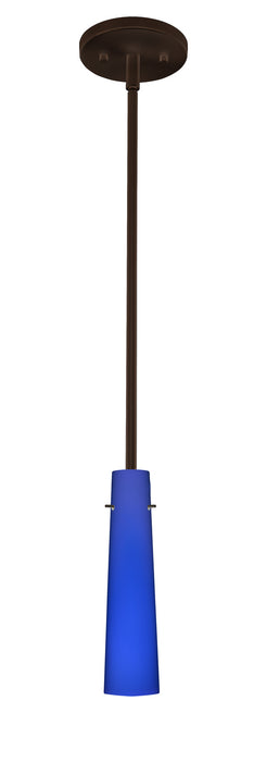 Besa 1TT-5674CM-HAL-BR One Light Pendant, Bronze