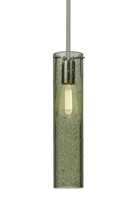 Besa 1TT-JUNI16MS-EDIL-SN One Light Pendant, Satin Nickel