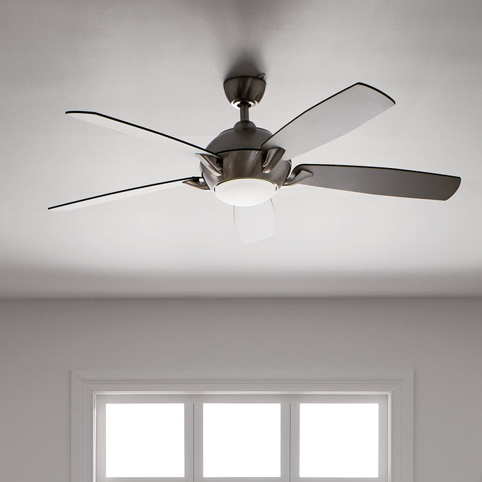 Kichler 330001BSS 54" Ceiling Fan, Brushed Stainless Steel