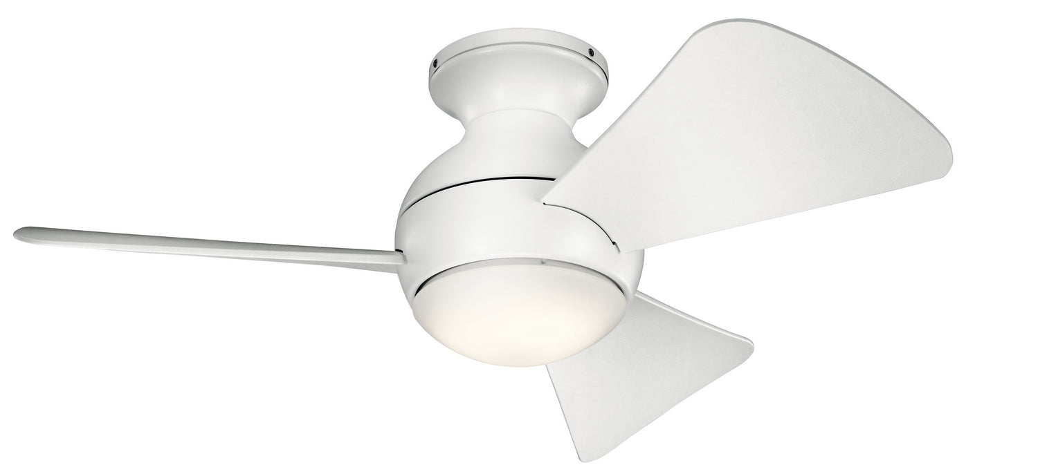 Kichler 330150MWH 34" Ceiling Fan, Matte White