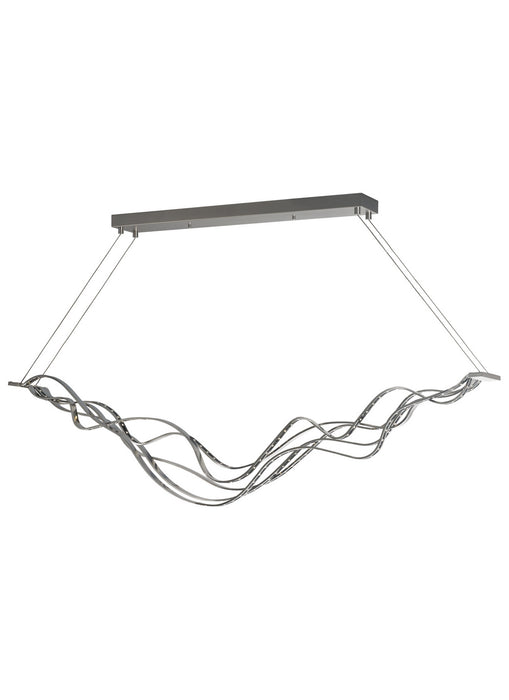 Visual Comfort Modern 700LSSURGS-LED LED Linear Suspension, Satin Nickel