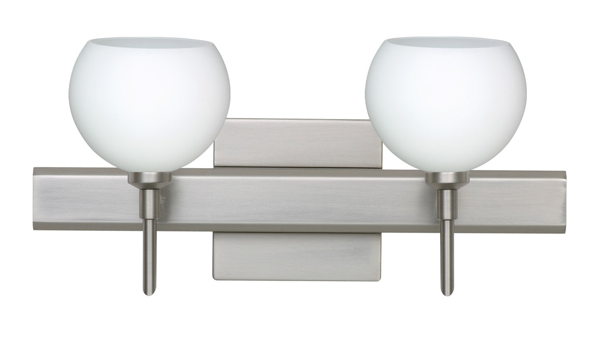Besa 2SW-565807-SN-SQ Wall Sconce, Satin Nickel