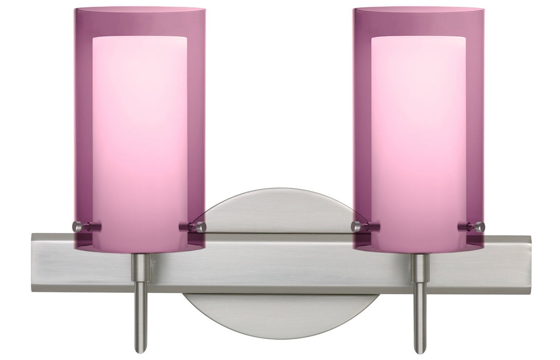 Besa 2SW-A44007-SN Wall Sconce, Satin Nickel
