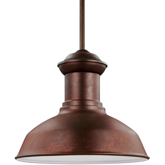 Generation Lighting 6247701EN3-44 LED Outdoor Pendant, Weathered Copper