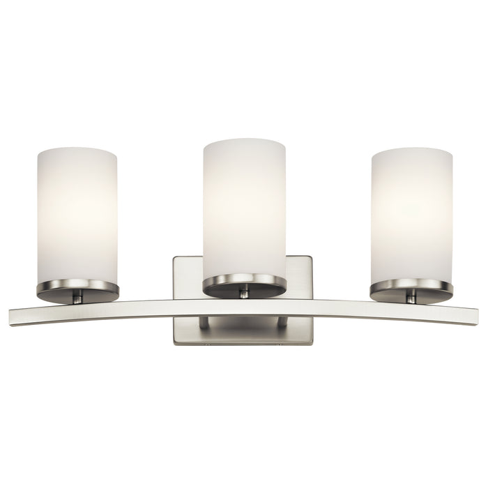 Kichler 45497NI Three Light Bath, Brushed Nickel