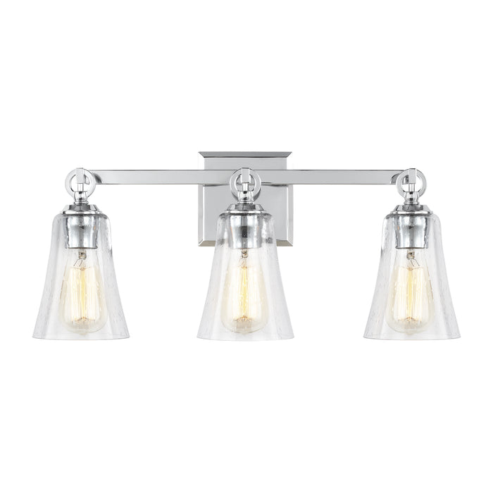 Visual Comfort Studio VS24703CH Three Light Vanity, Chrome